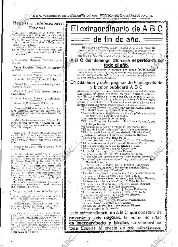 ABC MADRID 26-12-1930 página 19