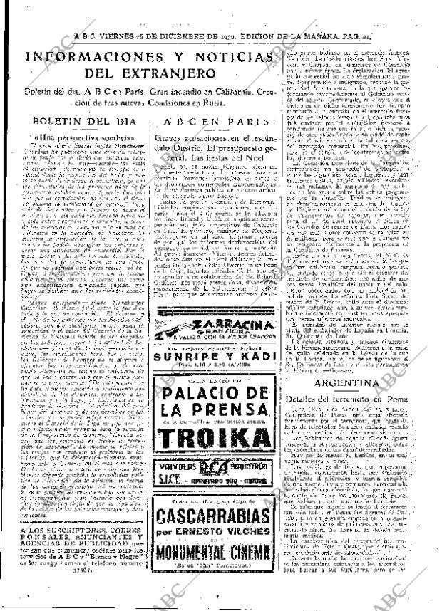 ABC MADRID 26-12-1930 página 21