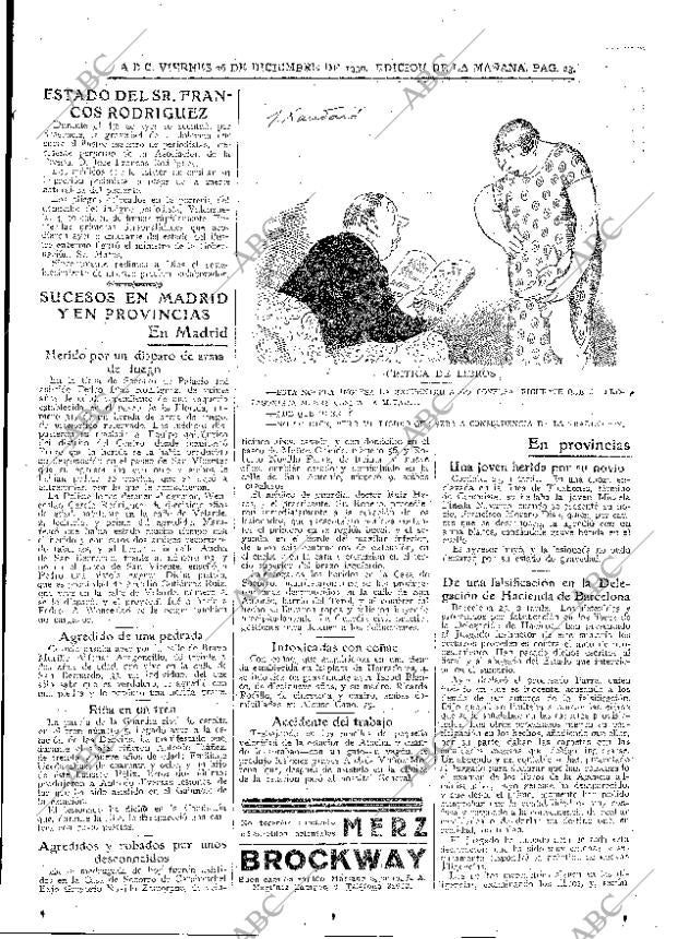 ABC MADRID 26-12-1930 página 23