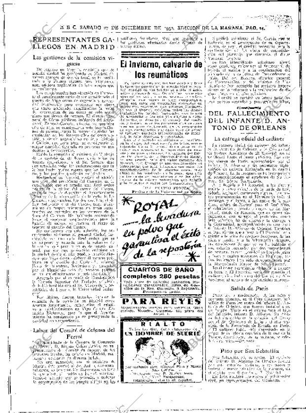ABC MADRID 27-12-1930 página 24