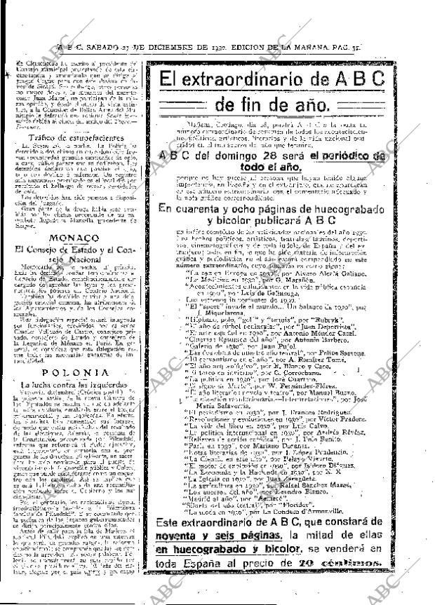 ABC MADRID 27-12-1930 página 31