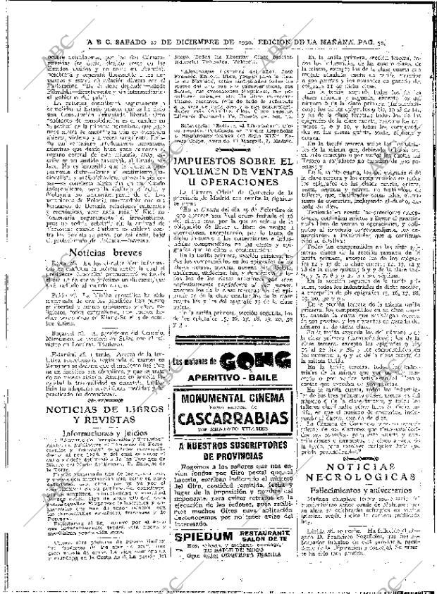ABC MADRID 27-12-1930 página 32