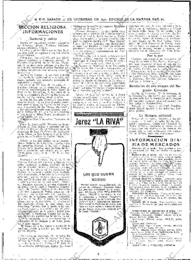 ABC MADRID 27-12-1930 página 40