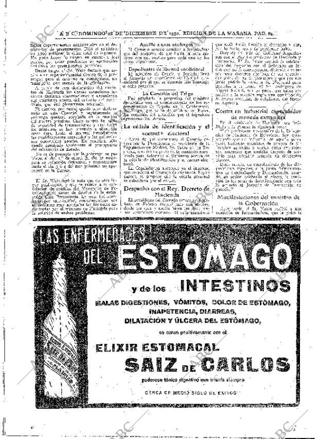 ABC MADRID 28-12-1930 página 64