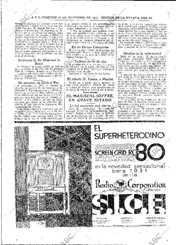 ABC MADRID 28-12-1930 página 66