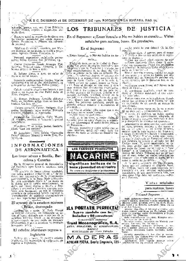 ABC MADRID 28-12-1930 página 71