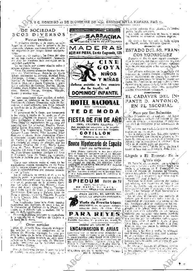 ABC MADRID 28-12-1930 página 73