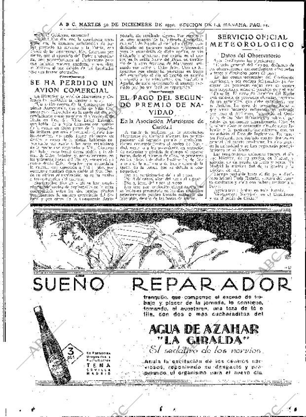 ABC MADRID 30-12-1930 página 24