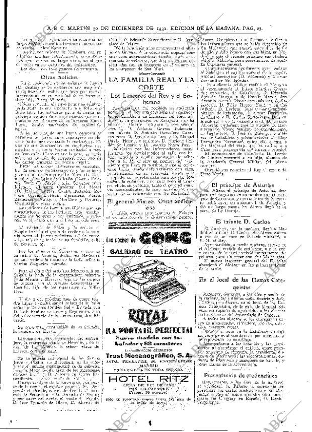 ABC MADRID 30-12-1930 página 27