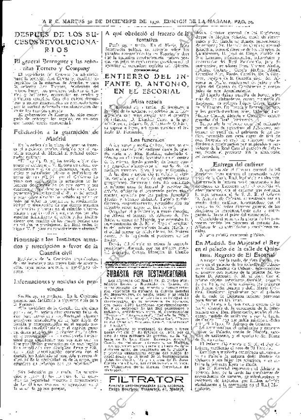 ABC MADRID 30-12-1930 página 29