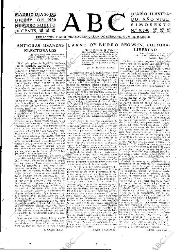 ABC MADRID 30-12-1930 página 3