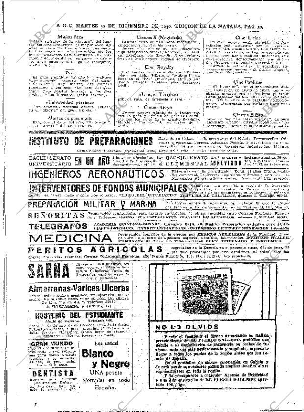 ABC MADRID 30-12-1930 página 50