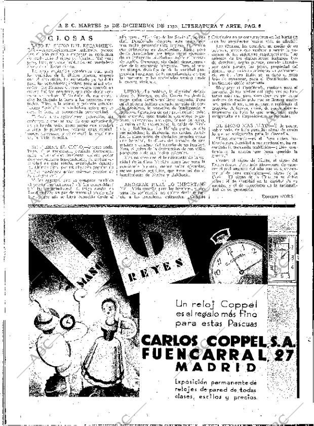 ABC MADRID 30-12-1930 página 6