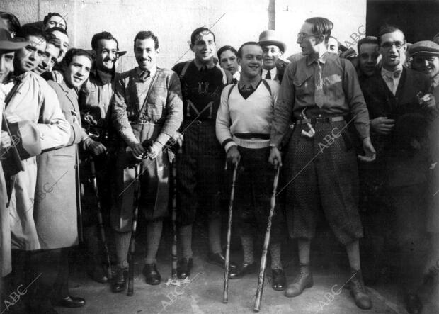 Los Estudiantes de la facultad de medicina de san Carlos Momentos antes de...