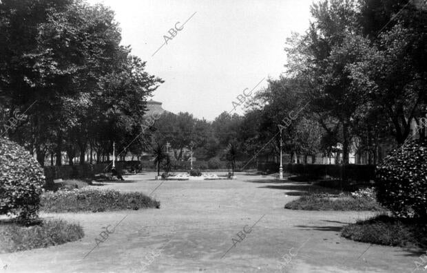 Vista del parque infantil de Gijón (Asturias)