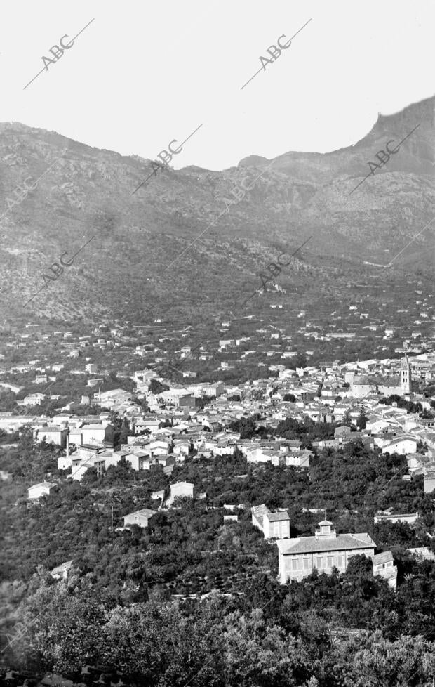 Vista Panorámica de Soller en los Años 30