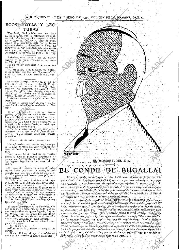 ABC MADRID 01-01-1931 página 21