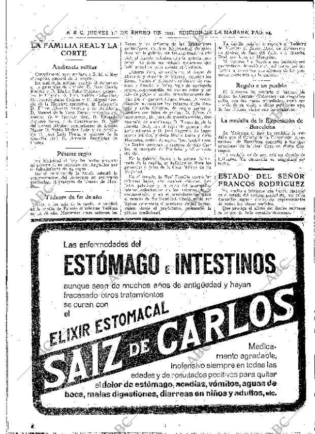 ABC MADRID 01-01-1931 página 24