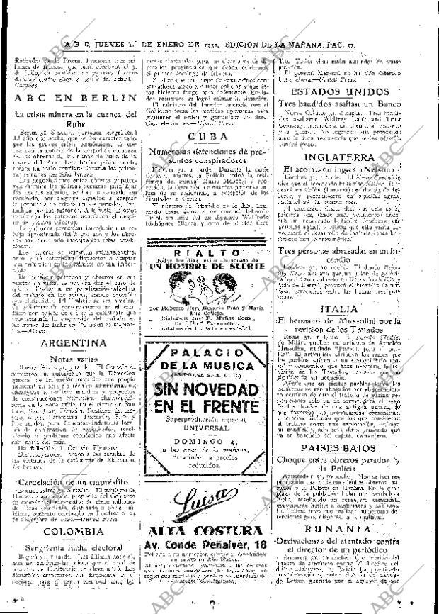 ABC MADRID 01-01-1931 página 37