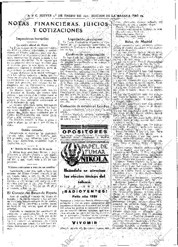 ABC MADRID 01-01-1931 página 43