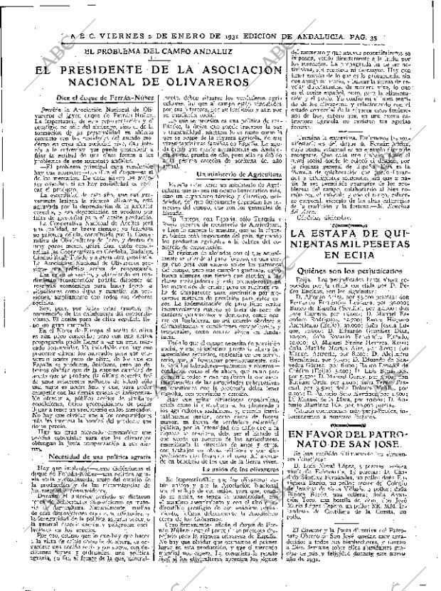 ABC SEVILLA 02-01-1931 página 31