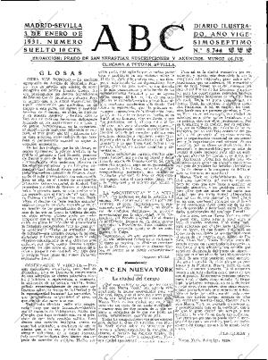 ABC SEVILLA 03-01-1931 página 3