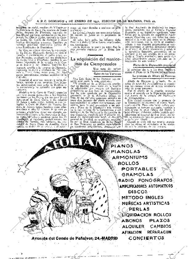 ABC MADRID 04-01-1931 página 40