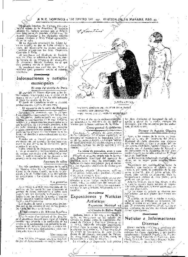 ABC MADRID 04-01-1931 página 41