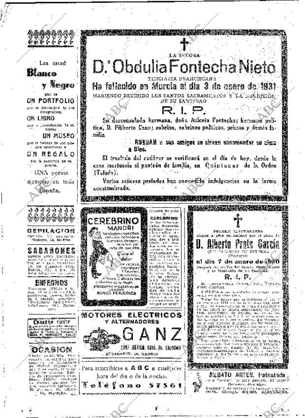 ABC MADRID 04-01-1931 página 70