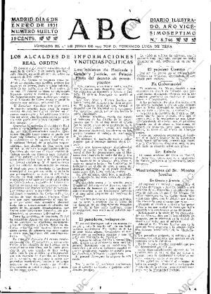 ABC MADRID 06-01-1931 página 23