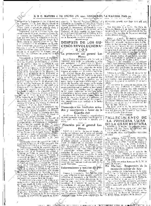 ABC MADRID 06-01-1931 página 32