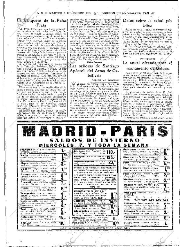 ABC MADRID 06-01-1931 página 36