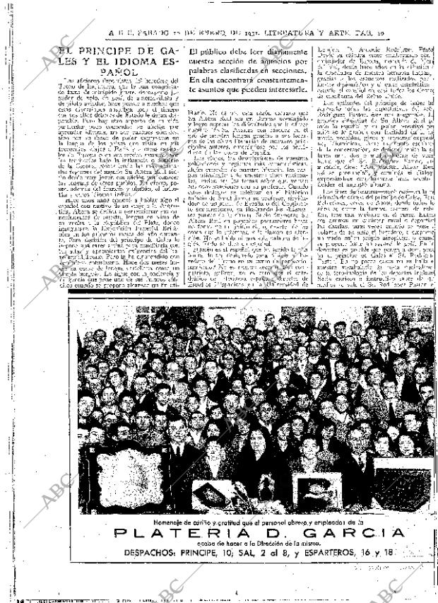 ABC MADRID 10-01-1931 página 10