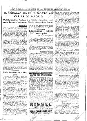 ABC MADRID 10-01-1931 página 31