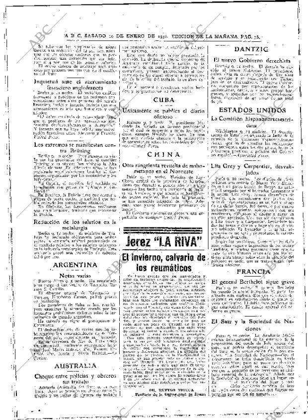 ABC MADRID 10-01-1931 página 36