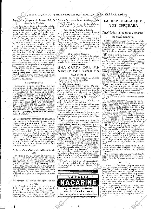 ABC MADRID 11-01-1931 página 29