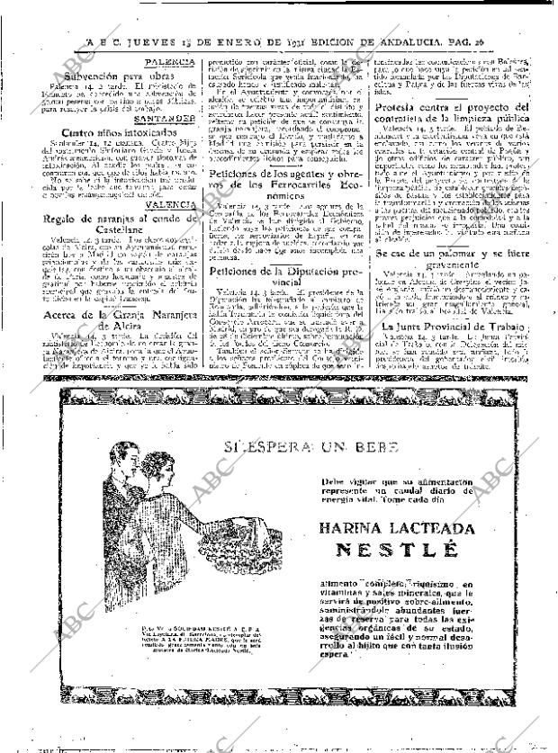 ABC SEVILLA 15-01-1931 página 26