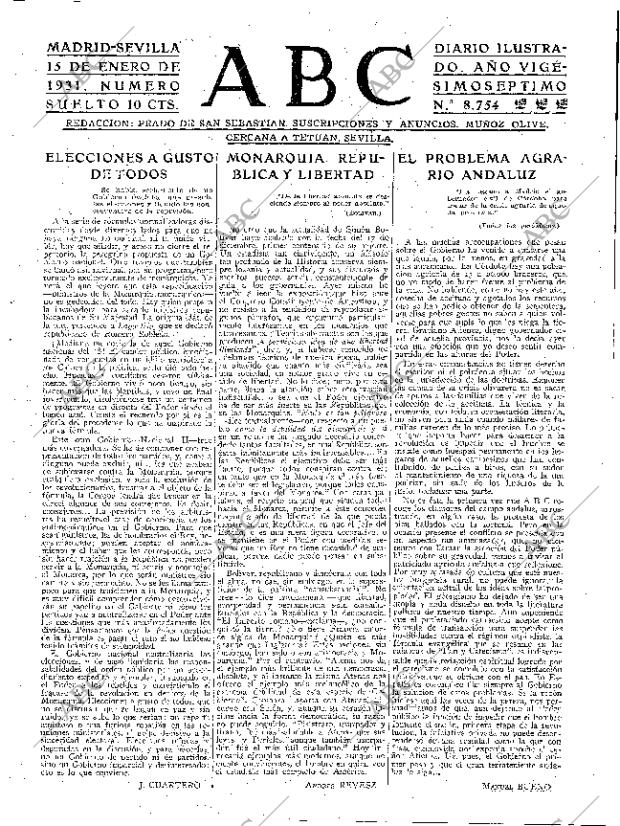 ABC SEVILLA 15-01-1931 página 3