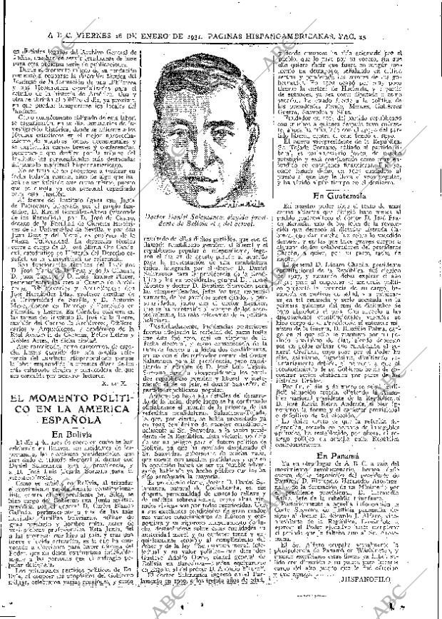 ABC MADRID 16-01-1931 página 15