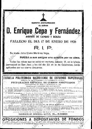 ABC MADRID 16-01-1931 página 45