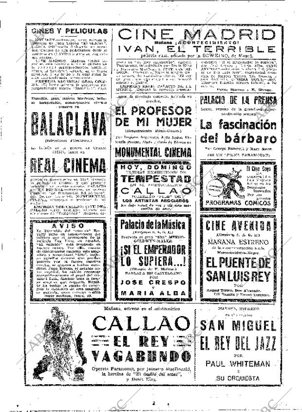 ABC MADRID 18-01-1931 página 30