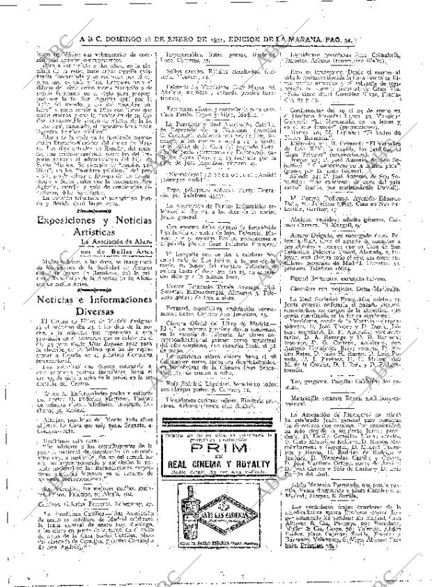 ABC MADRID 18-01-1931 página 34