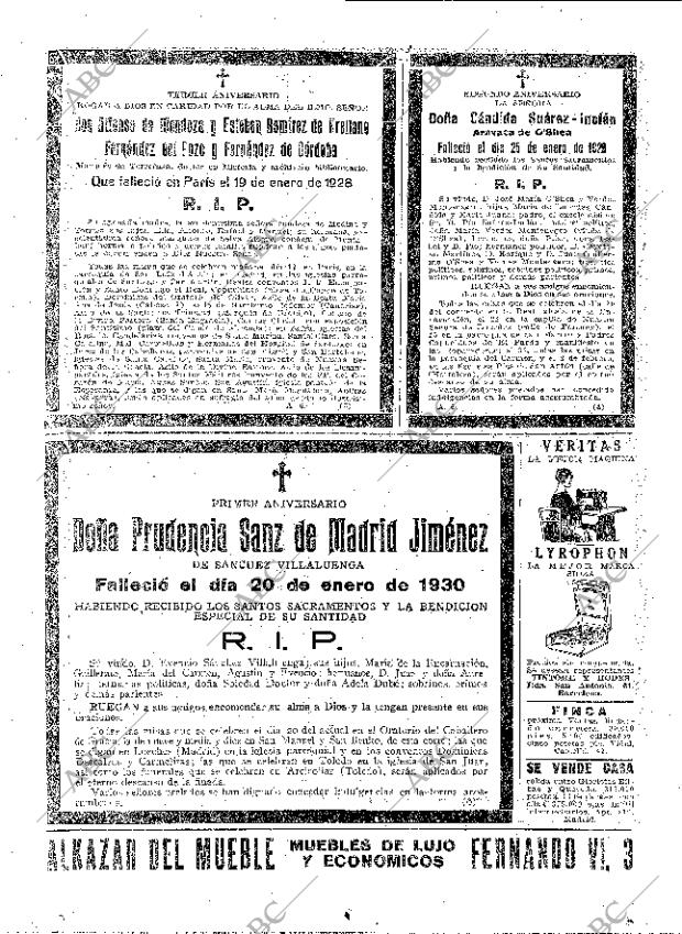 ABC MADRID 18-01-1931 página 64