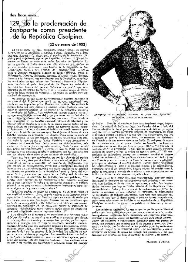 ABC MADRID 22-01-1931 página 15