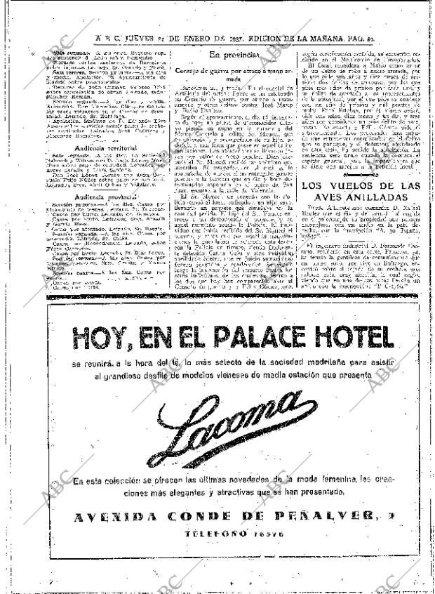 ABC MADRID 22-01-1931 página 40