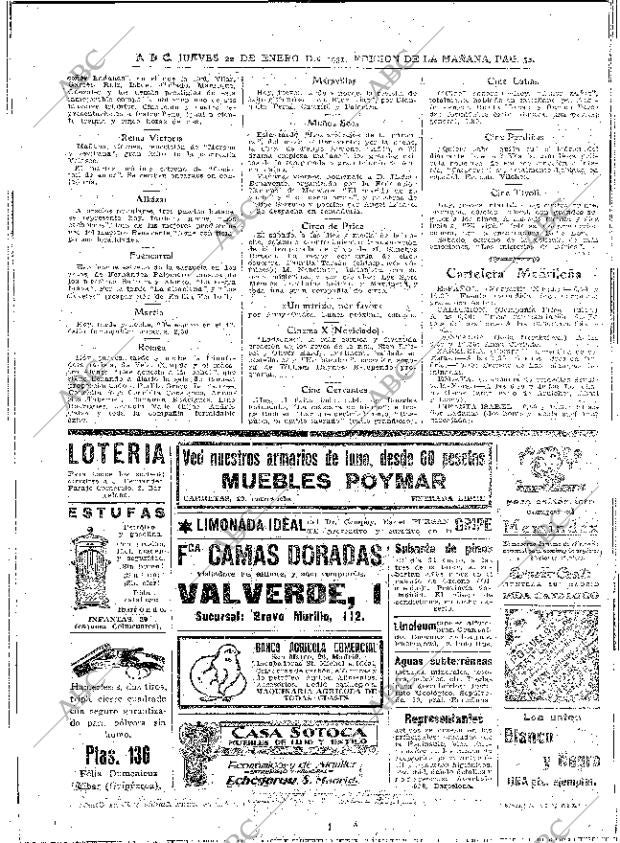 ABC MADRID 22-01-1931 página 52