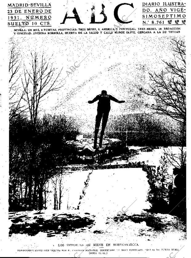 ABC SEVILLA 23-01-1931 página 1