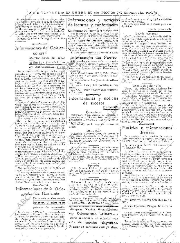 ABC SEVILLA 23-01-1931 página 32