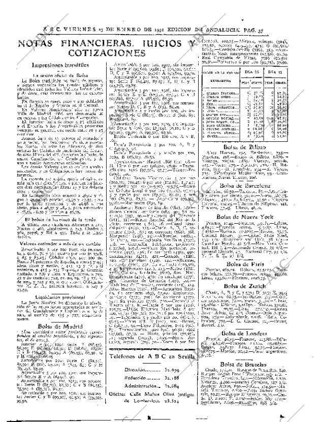 ABC SEVILLA 23-01-1931 página 33
