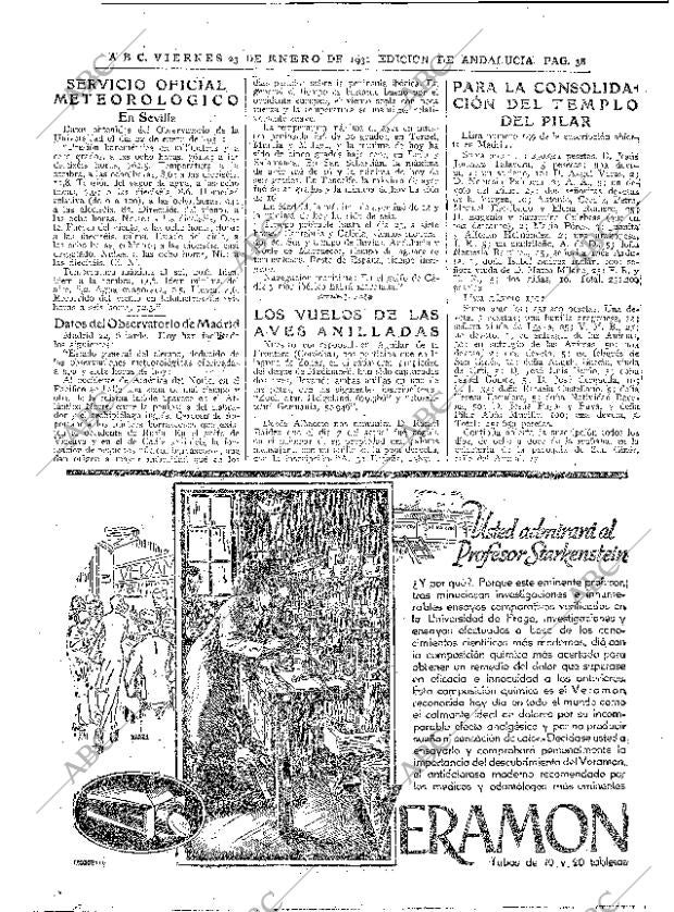ABC SEVILLA 23-01-1931 página 34